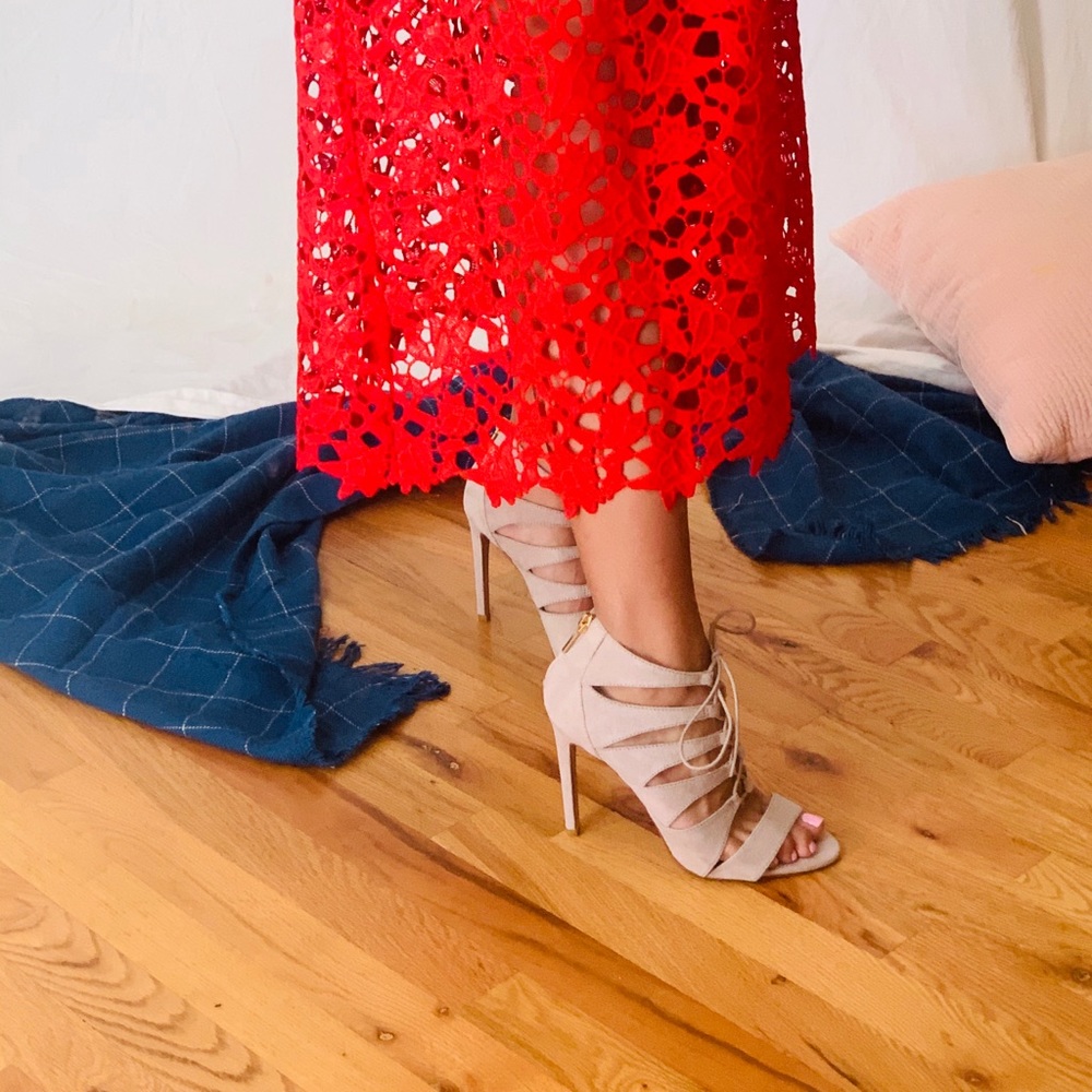 madden girl Steve Madden “Raceyyy” lace up heels